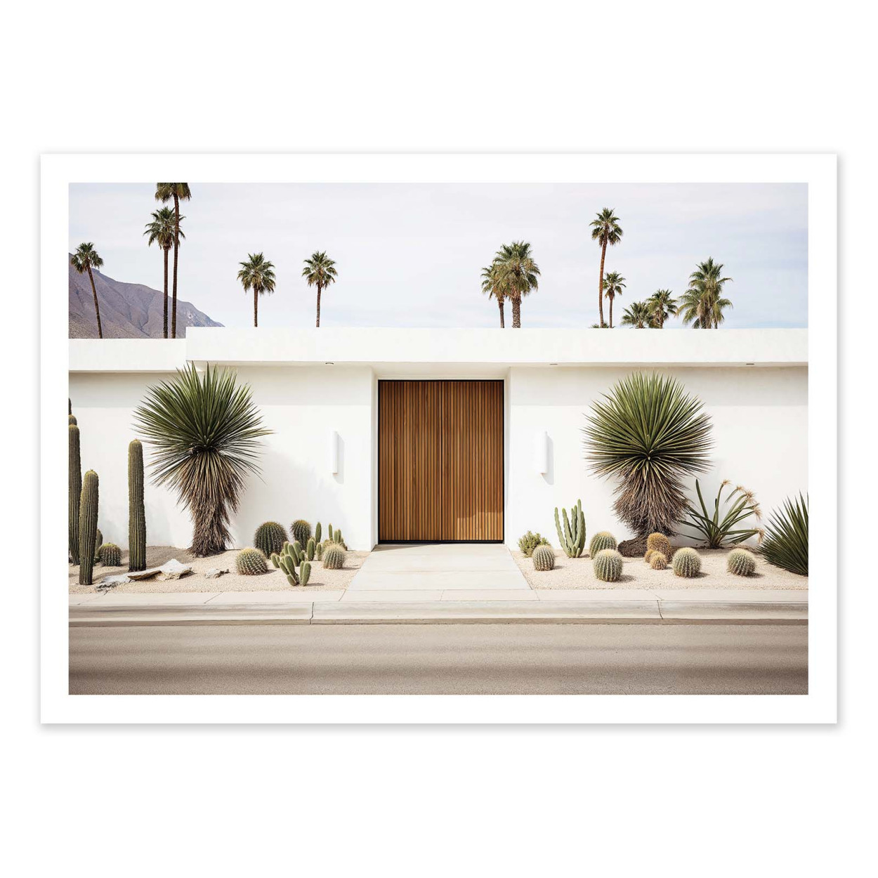 Affiche d'art - Mid-Century Modern house - Philippe Hugonnard, WALL EDITIONS