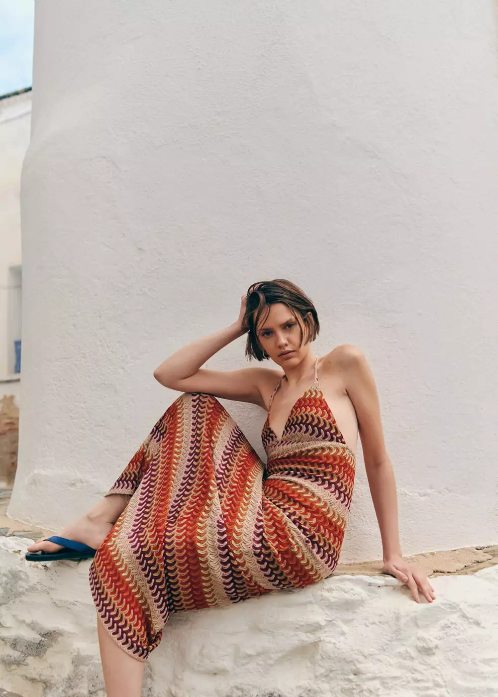 Robe crochet dos nu, MANGO TEEN