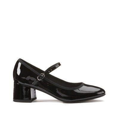 Dalmatie Heeled Mary Janes in Patent Leather JONAK