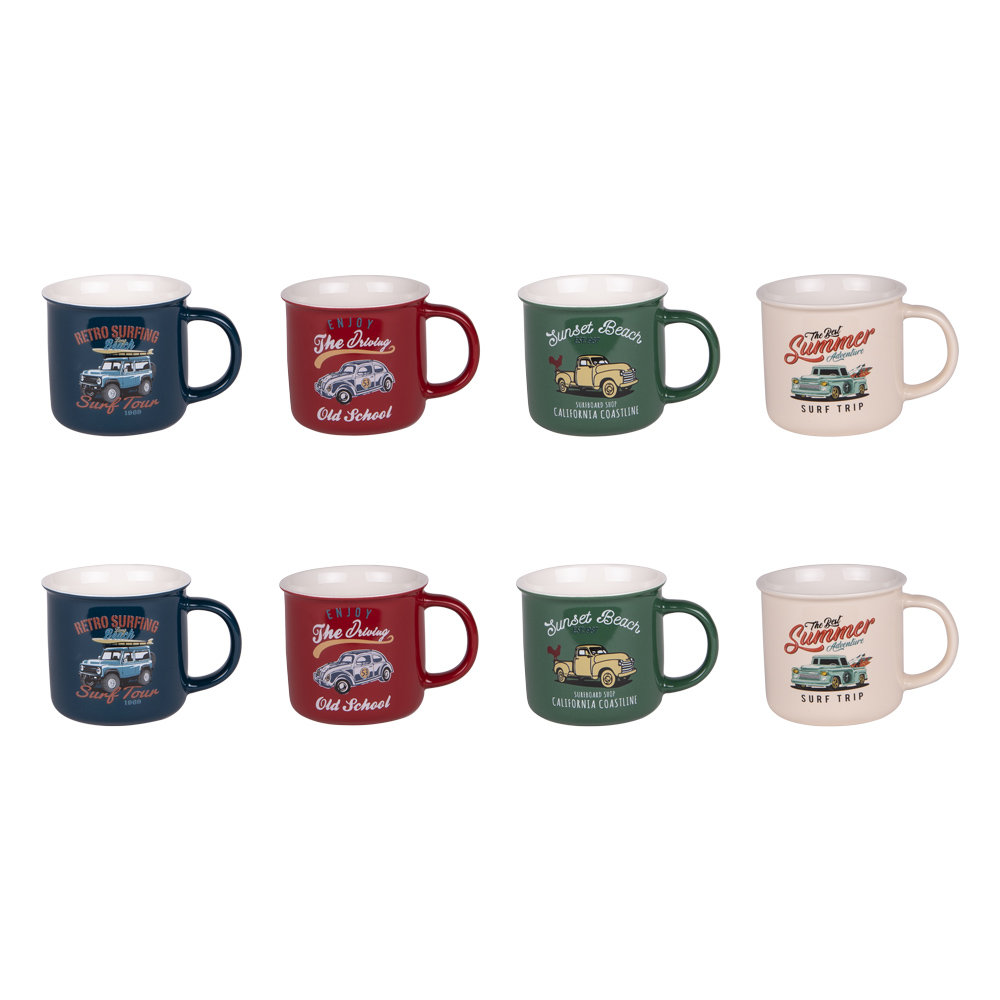 Coffret de 8 tasses Californy 10 cl - CALIFORNY, TABLE PASSION