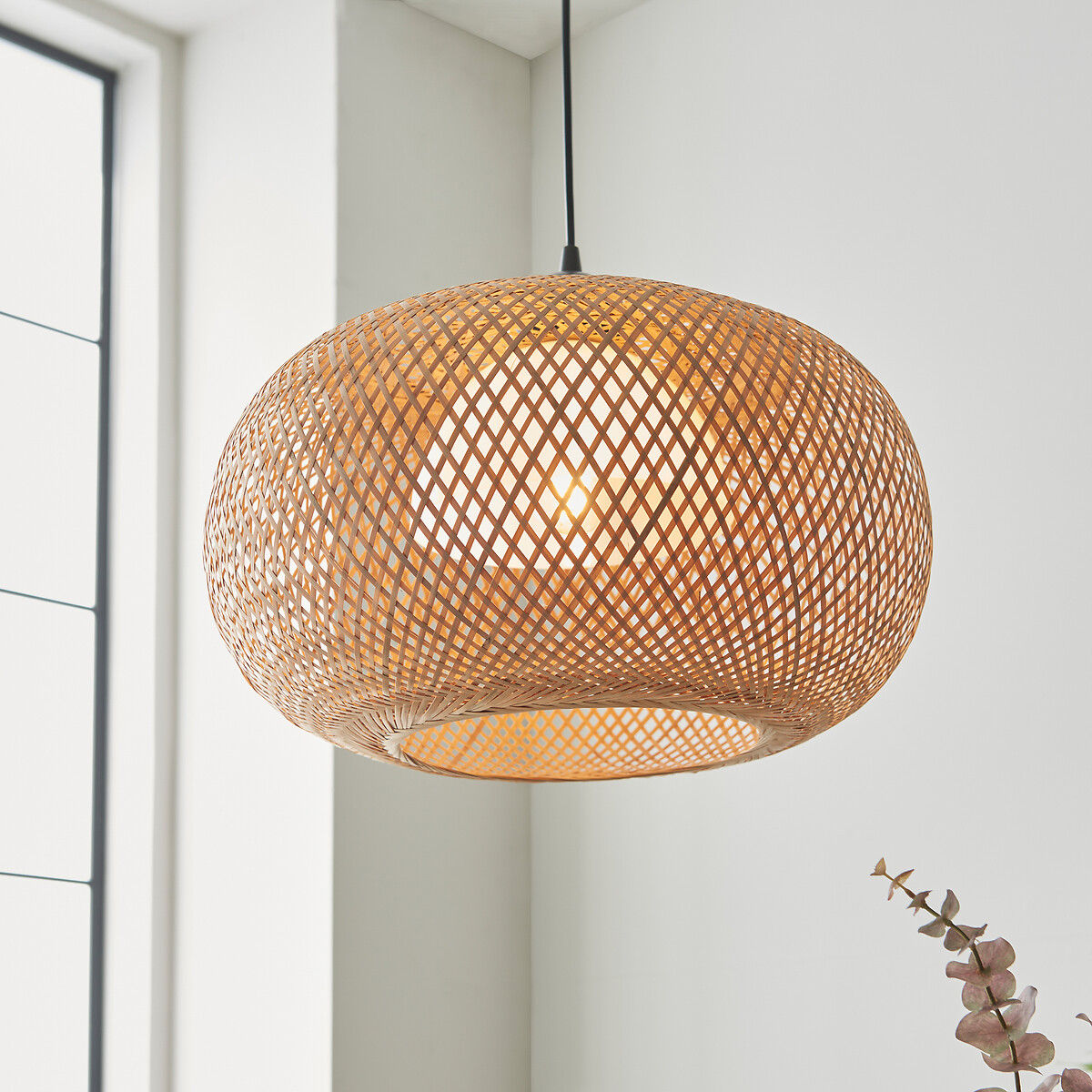 Circular shop globe light