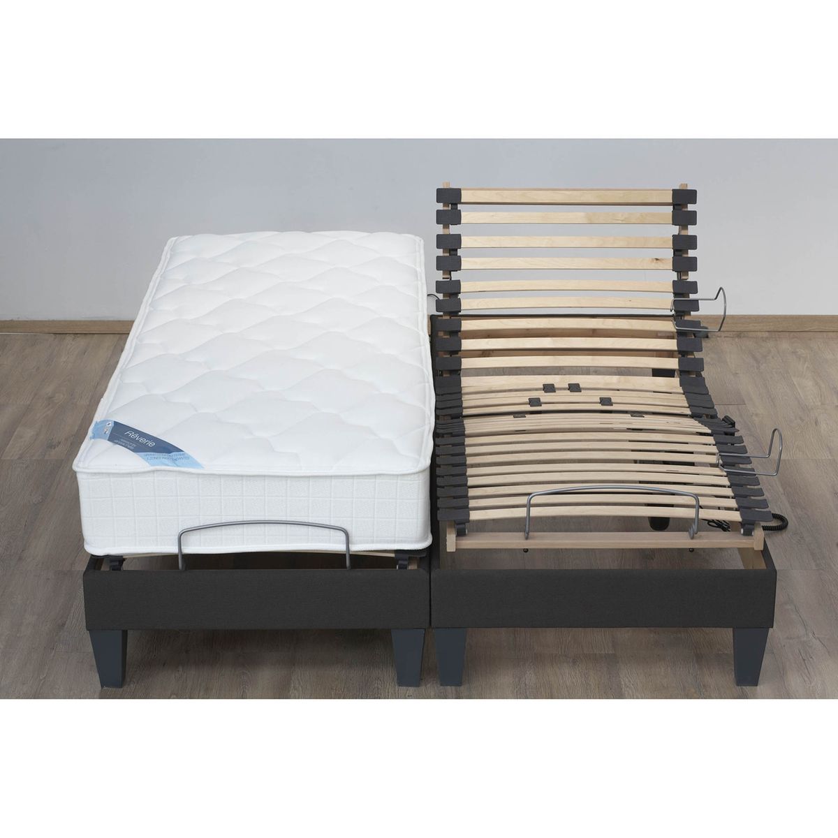 ensemble sommier tpr + matelas ressorts ensaches
