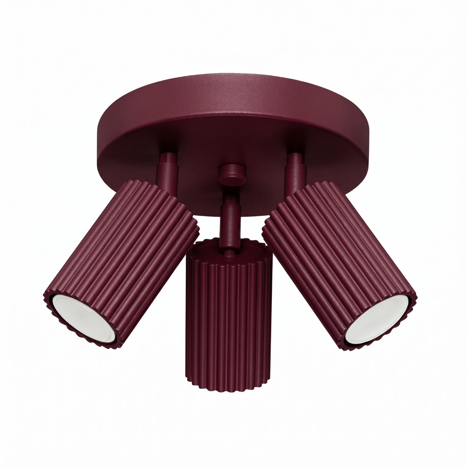 Plafonnier Aluminium Bordeaux GU10 3 KARBON, EDEN