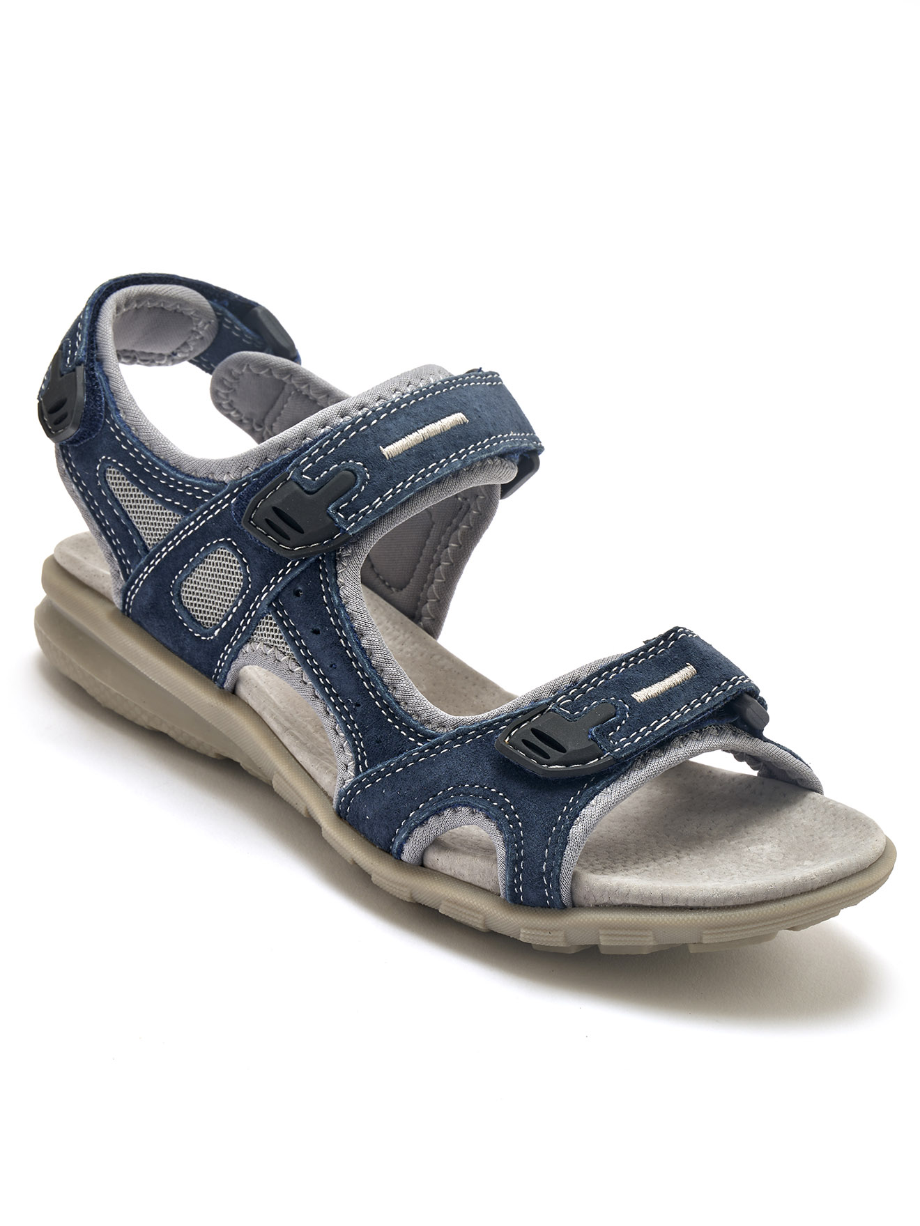 Sandales confort ouverture totale, PEDICONFORT