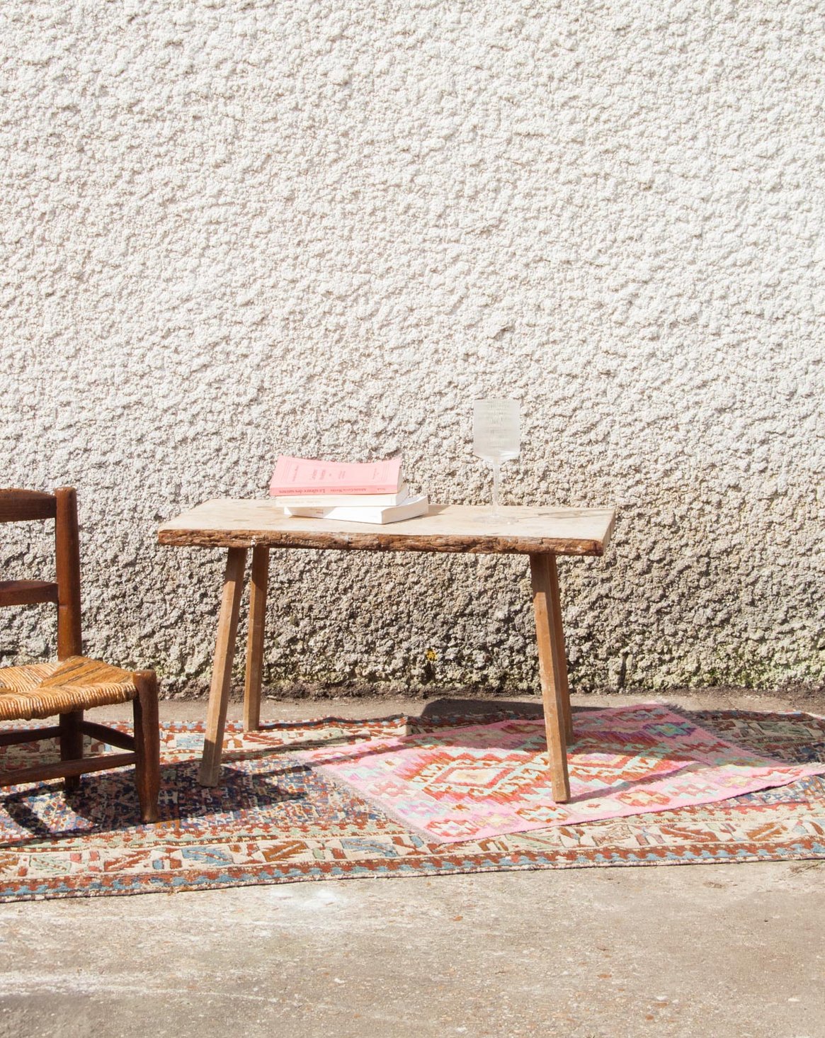 Table d'appoint brutaliste Hanna N°337 - Bon état, DEBONGOUT