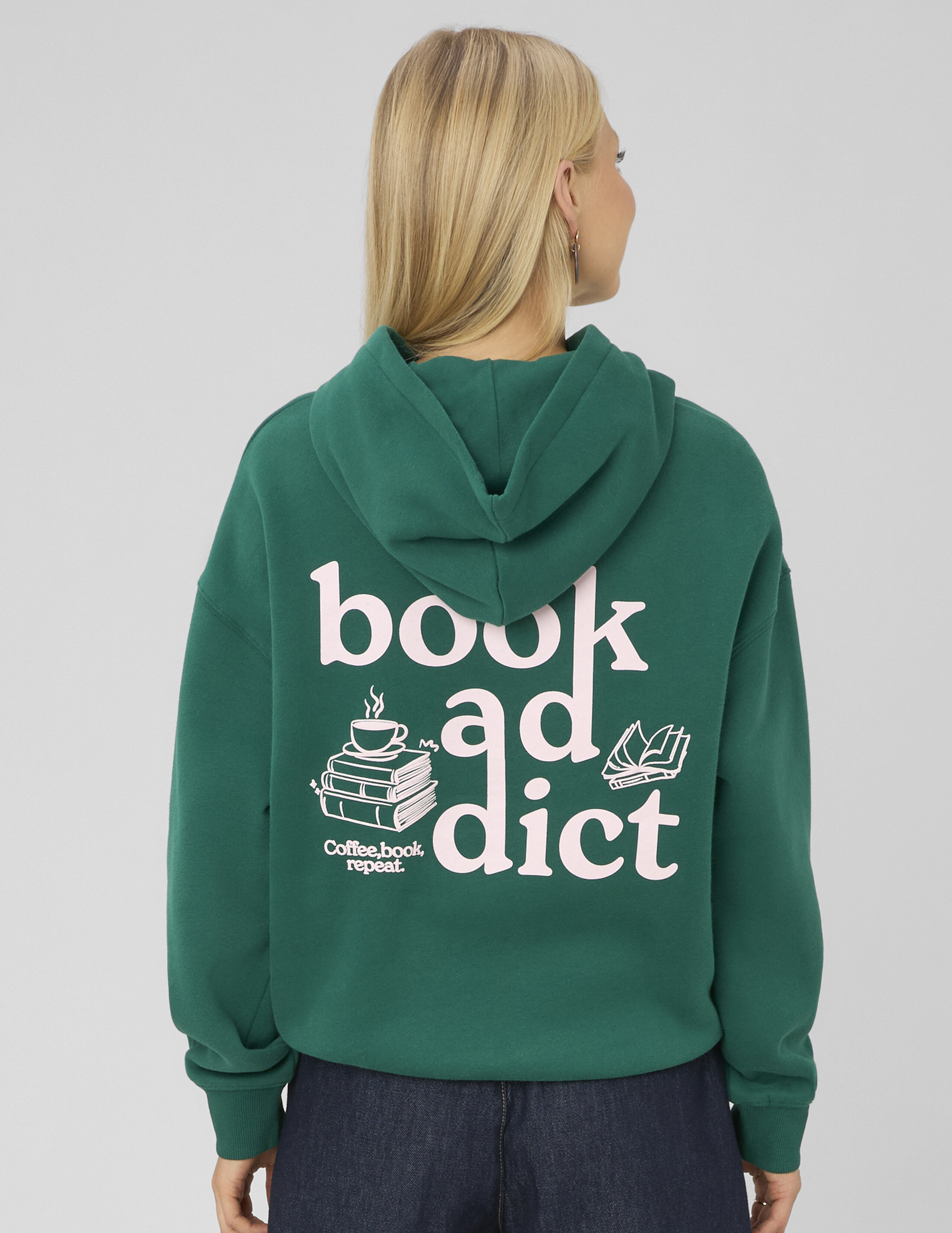 Sweat à capuche imprimé, BZB