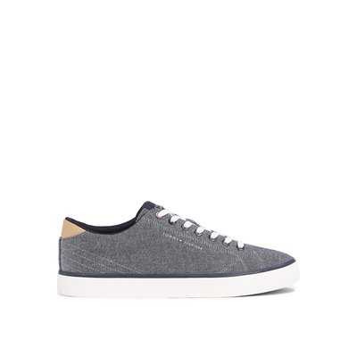 Linen Chambray Vulcanized Trainers TOMMY HILFIGER