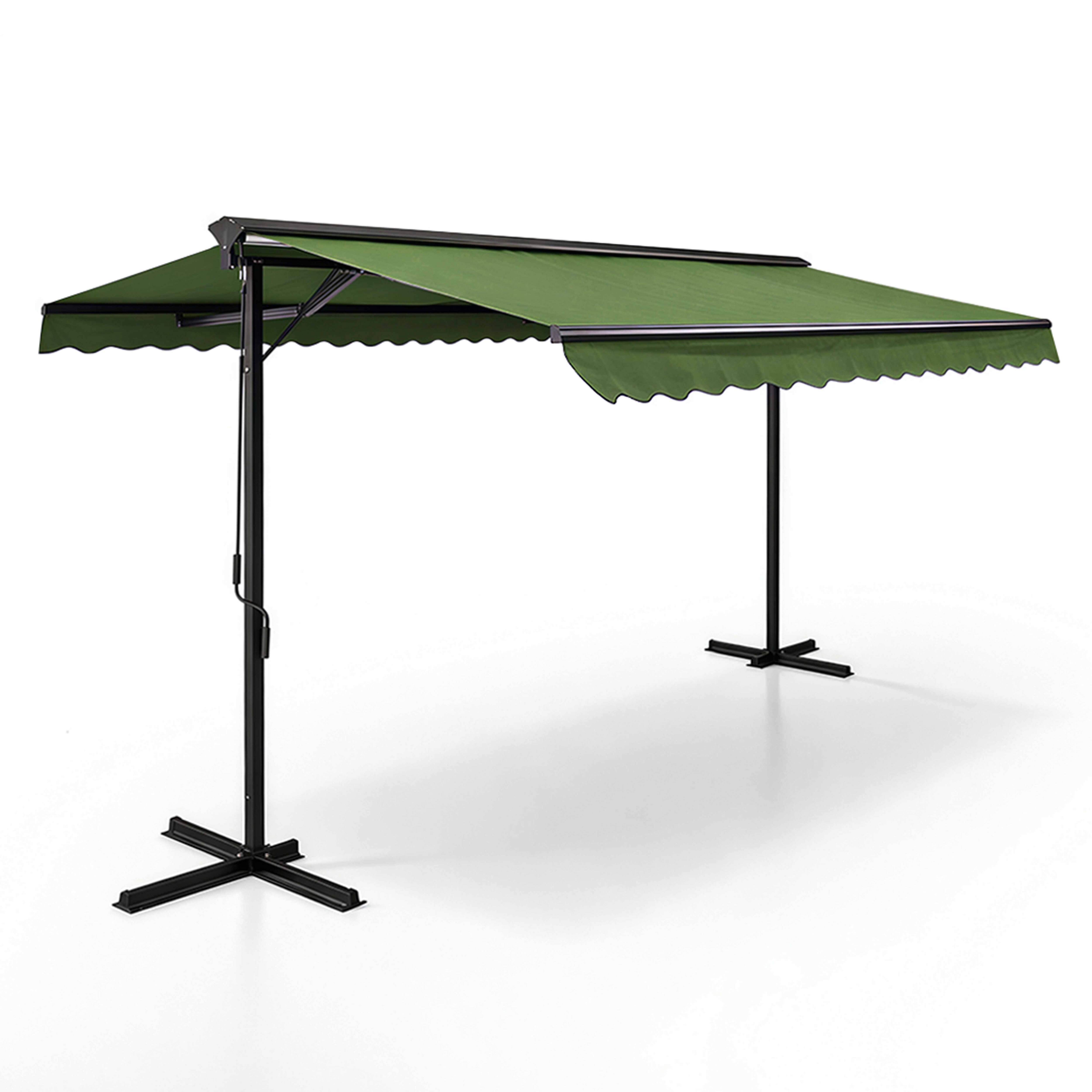 Store double pente avec coffre 3x4m, DELGADA, OVIALA