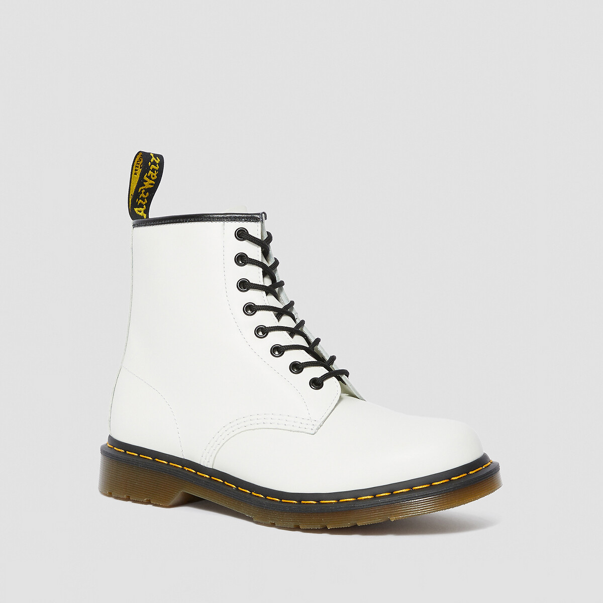 doc martin combat boots white