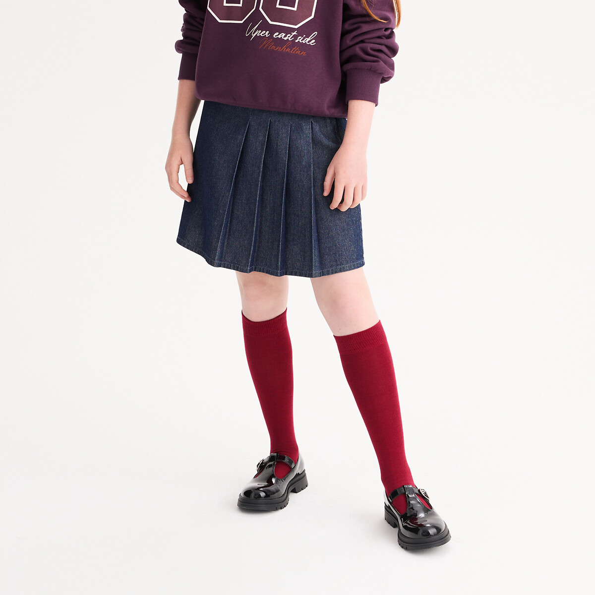 Denim Wrapover Skirt, LA REDOUTE COLLECTIONS