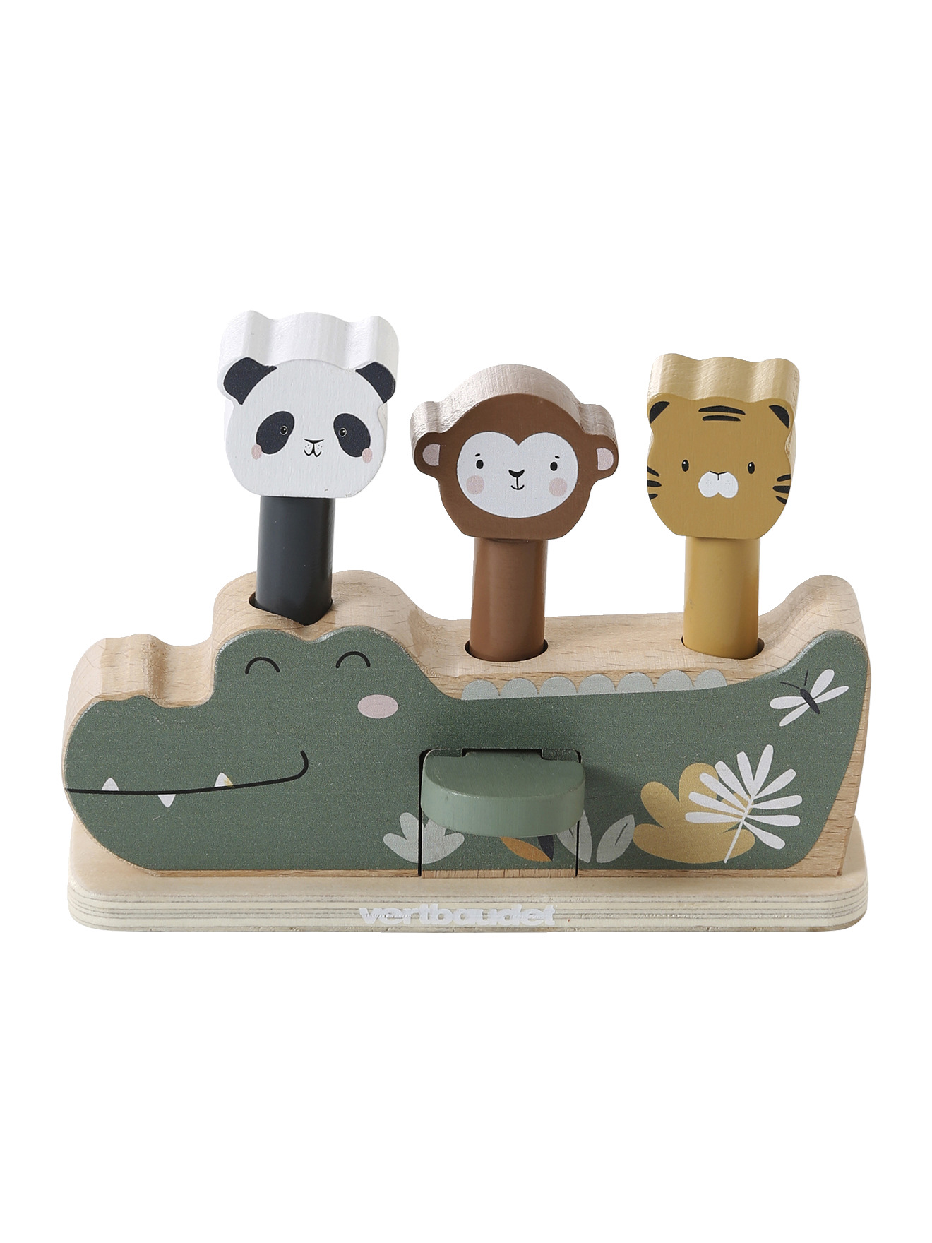 Pop-up 3-en-1 de la jungle TANZANIE en bois FSC®, VERTBAUDET