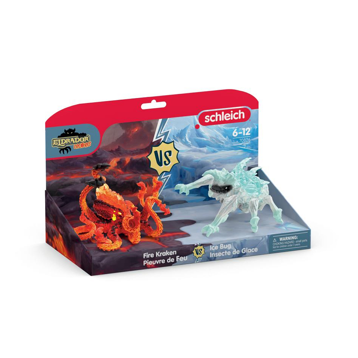 Pieuvre de lave vs insecte de glace, SCHLEICH