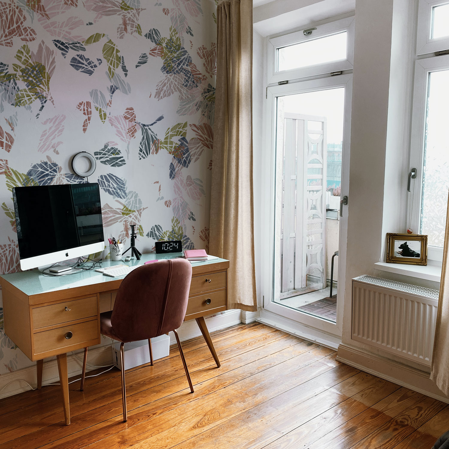 Papier peint panoramique Pil, Beige 375 x 250cm, ACTE DECO
