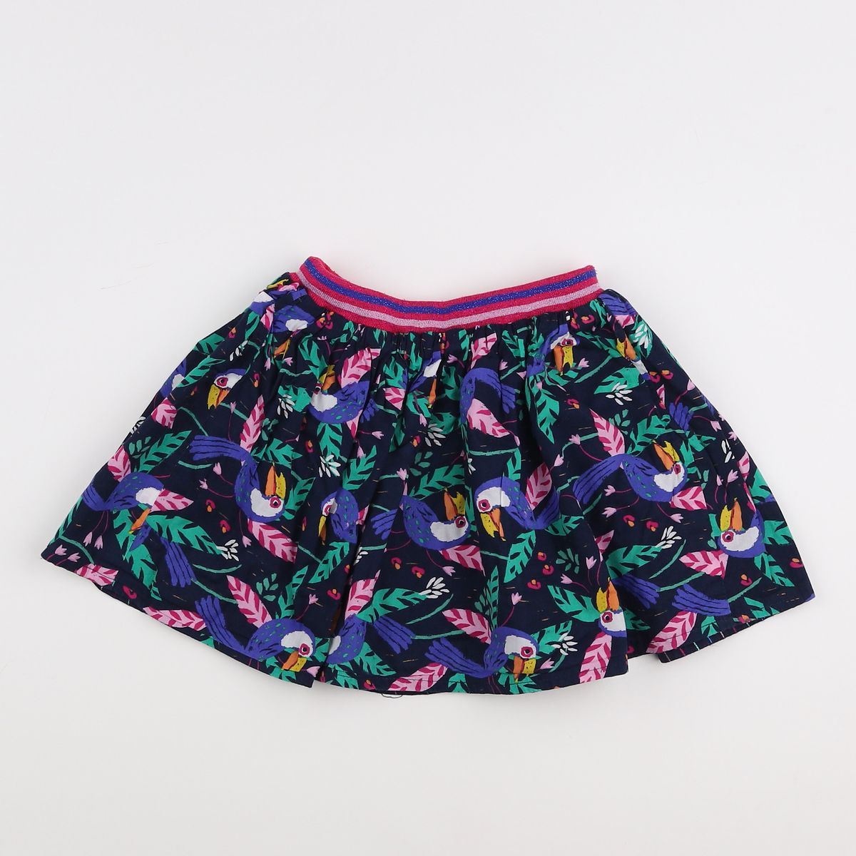 Jupe à Volants Pour Fille DPAM - Taille 10 Ans - Multicolore - Occasion En Excellent état