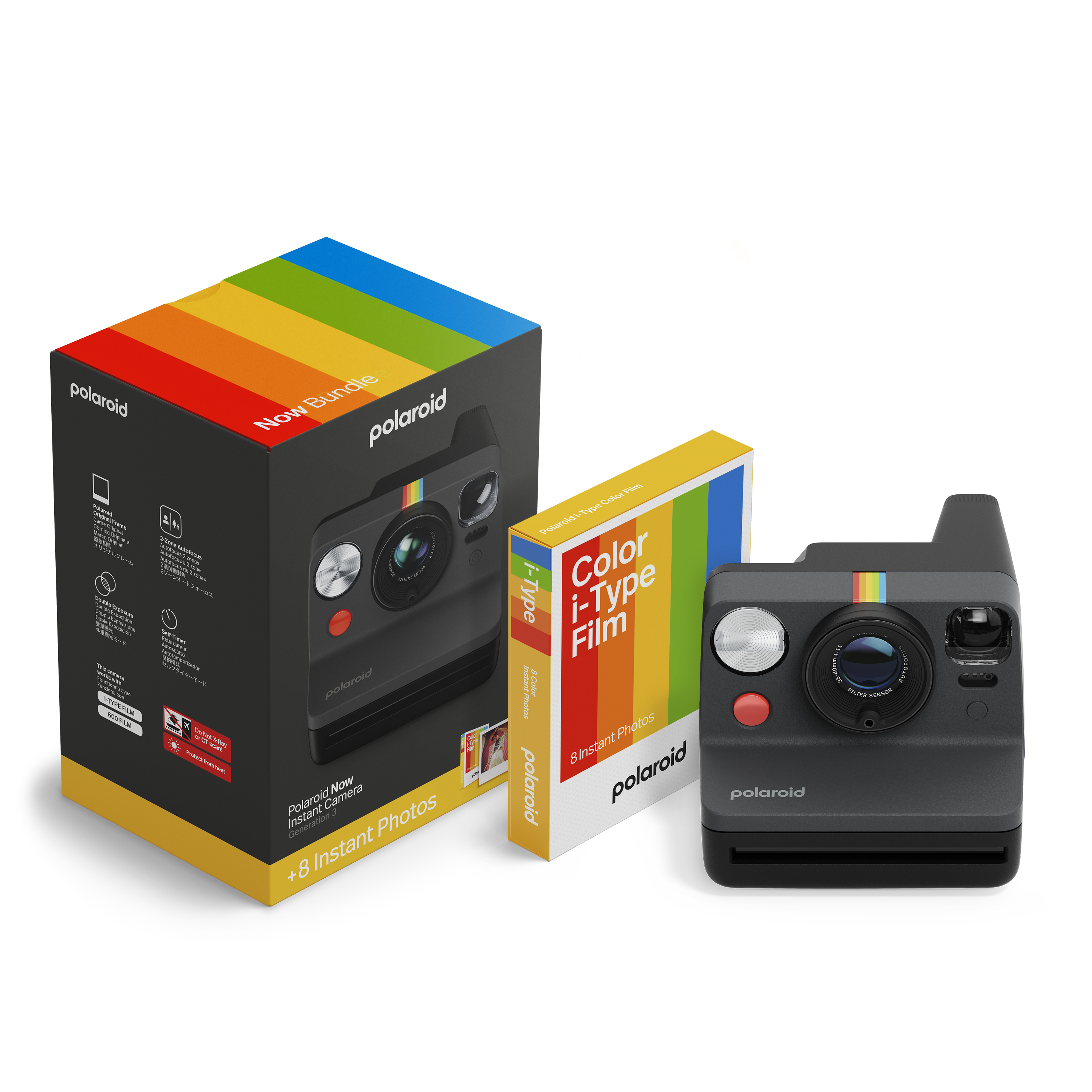 Pack appareil photo instantané et films EB NOW GEN 3, POLAROID