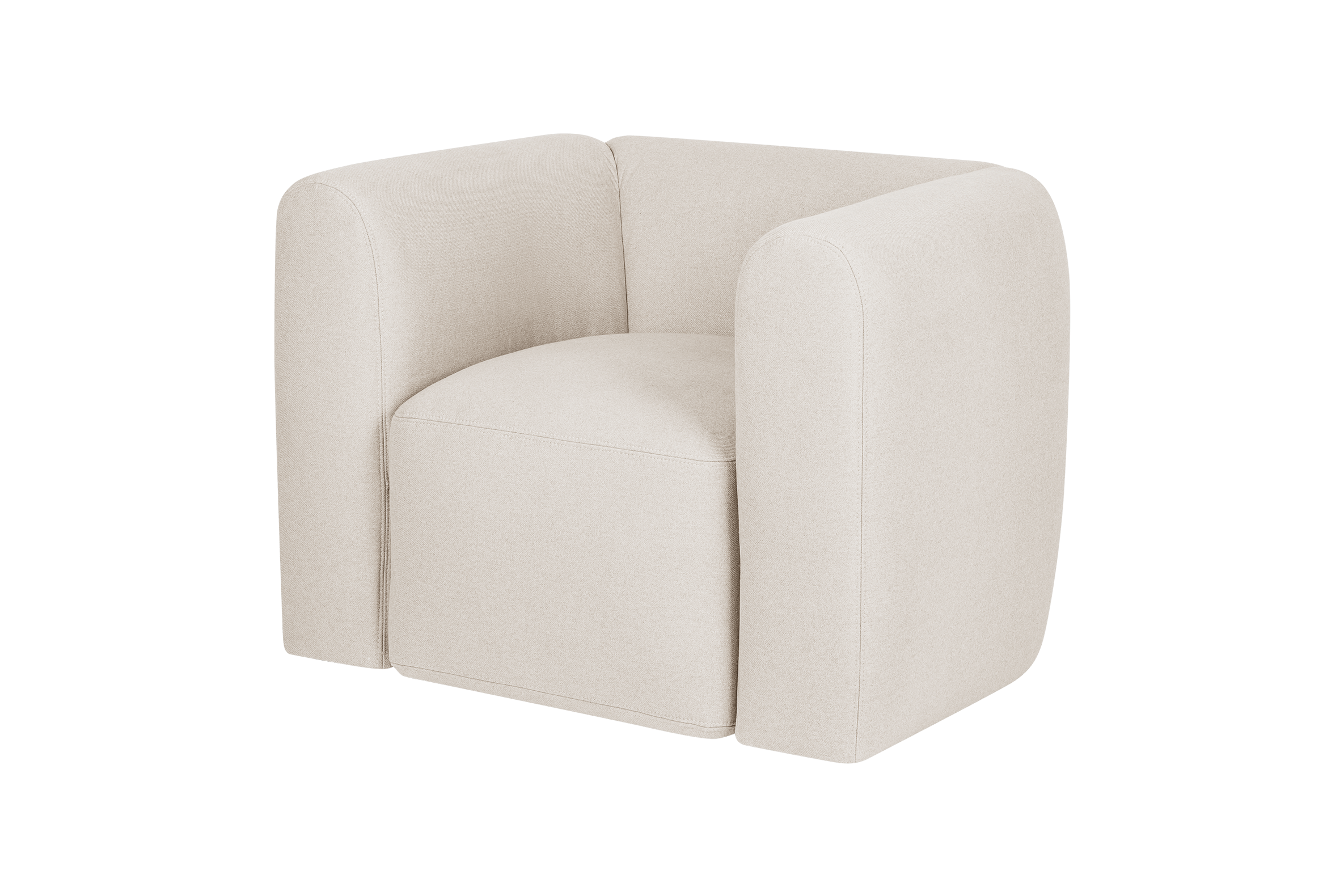 Fauteuil en fibre synthétique FLOM, NOO.MA