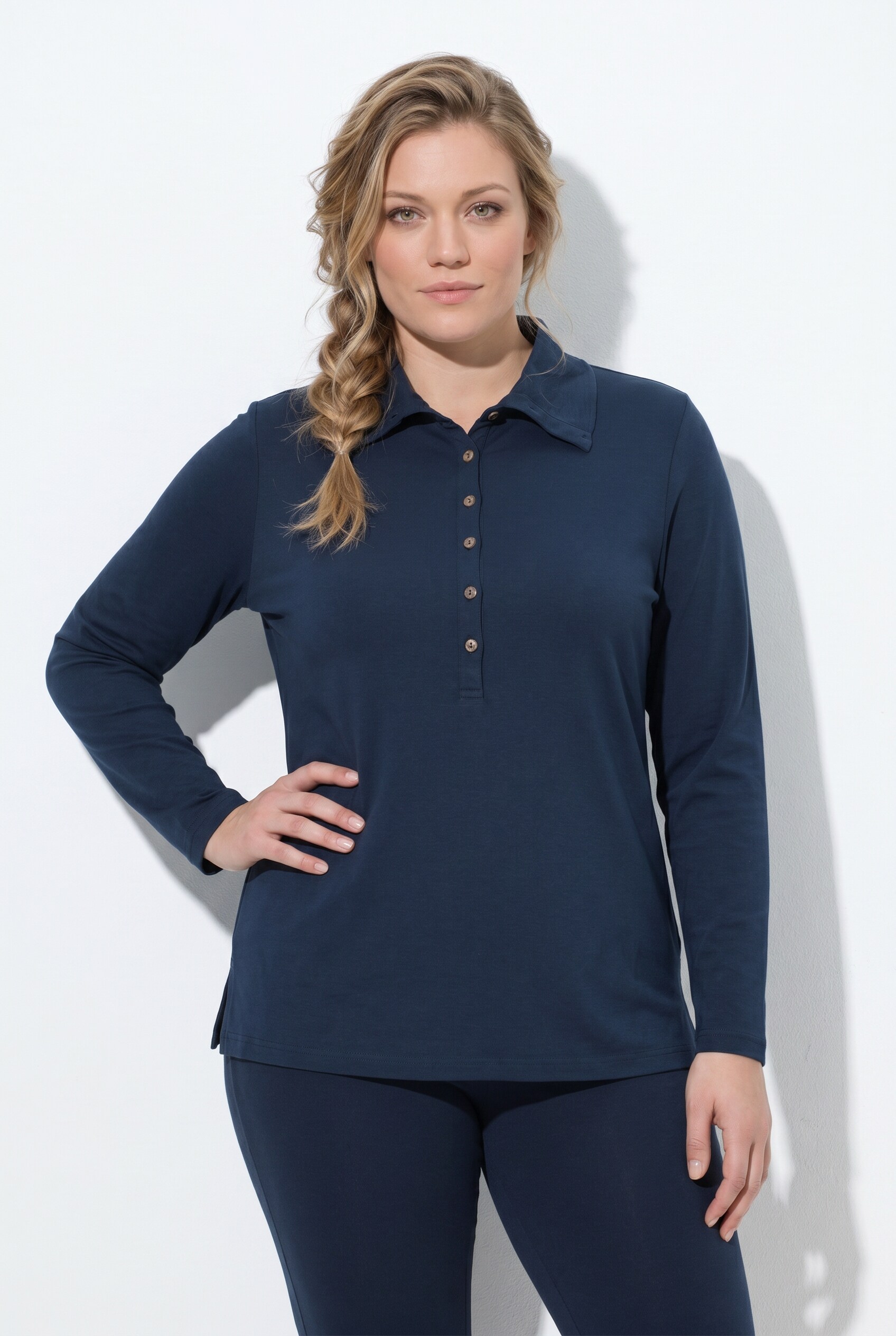 T-shirt en coton bio, coupe Slim Fit, ULLA POPKEN