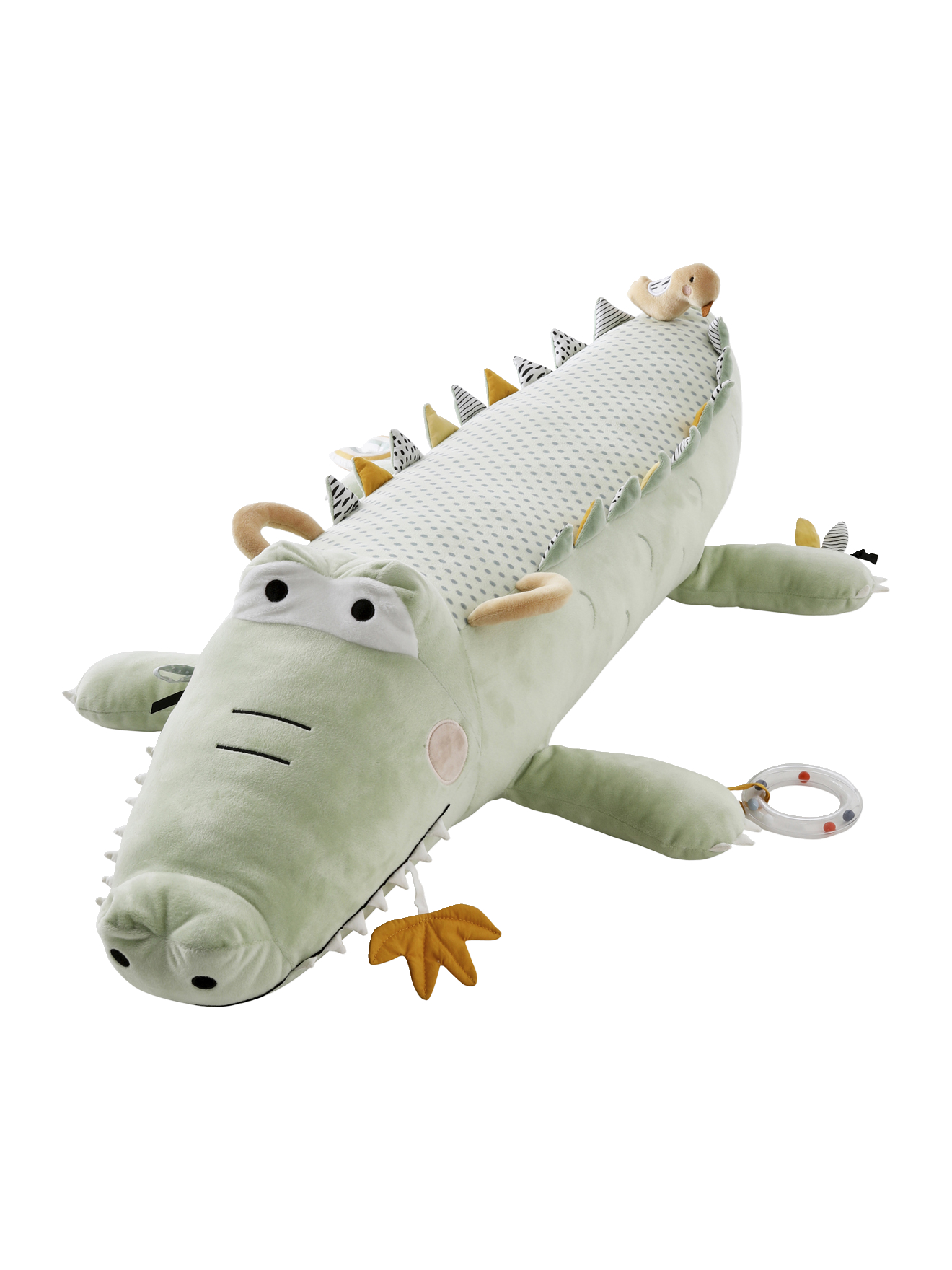 Grande peluche d'activités Crocodile, VERTBAUDET