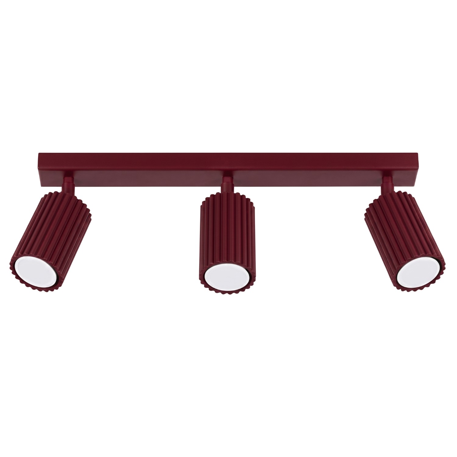 Plafonnier Aluminium Bourgogne GU10 3 Karbon, EDEN