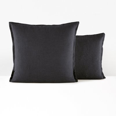 Linot Ruffle 100% Washed Linen Pillowcase LA REDOUTE INTERIEURS