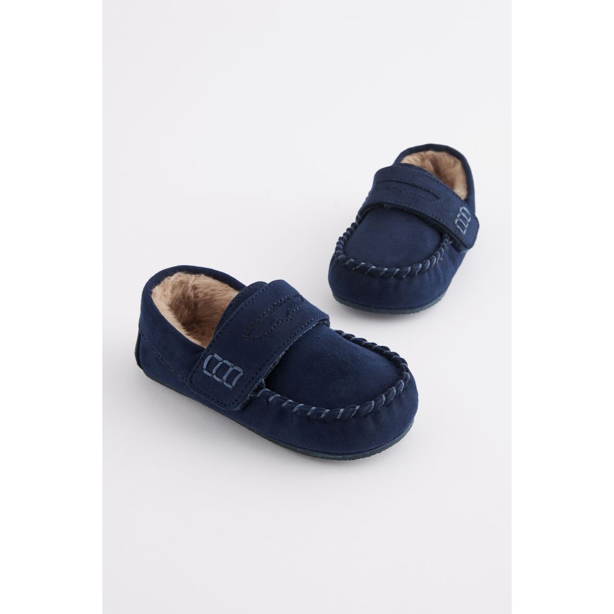 Chaussons style mocassins chauds doublés, NEXT