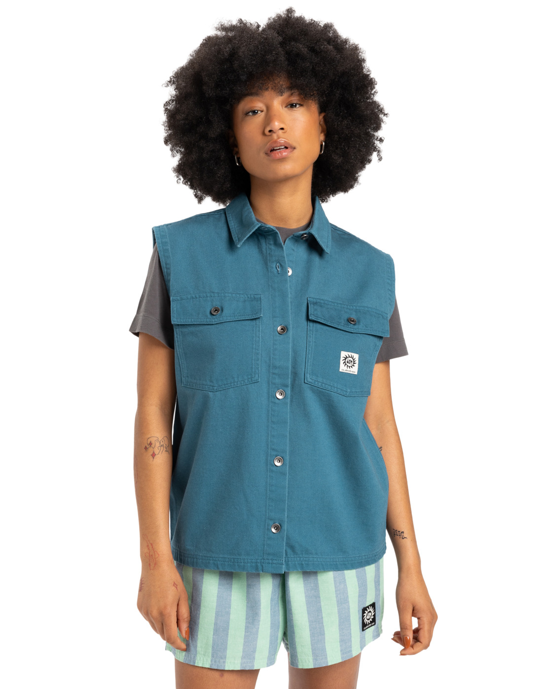 Chemise à manches courtes JOLK, QUIKSILVER