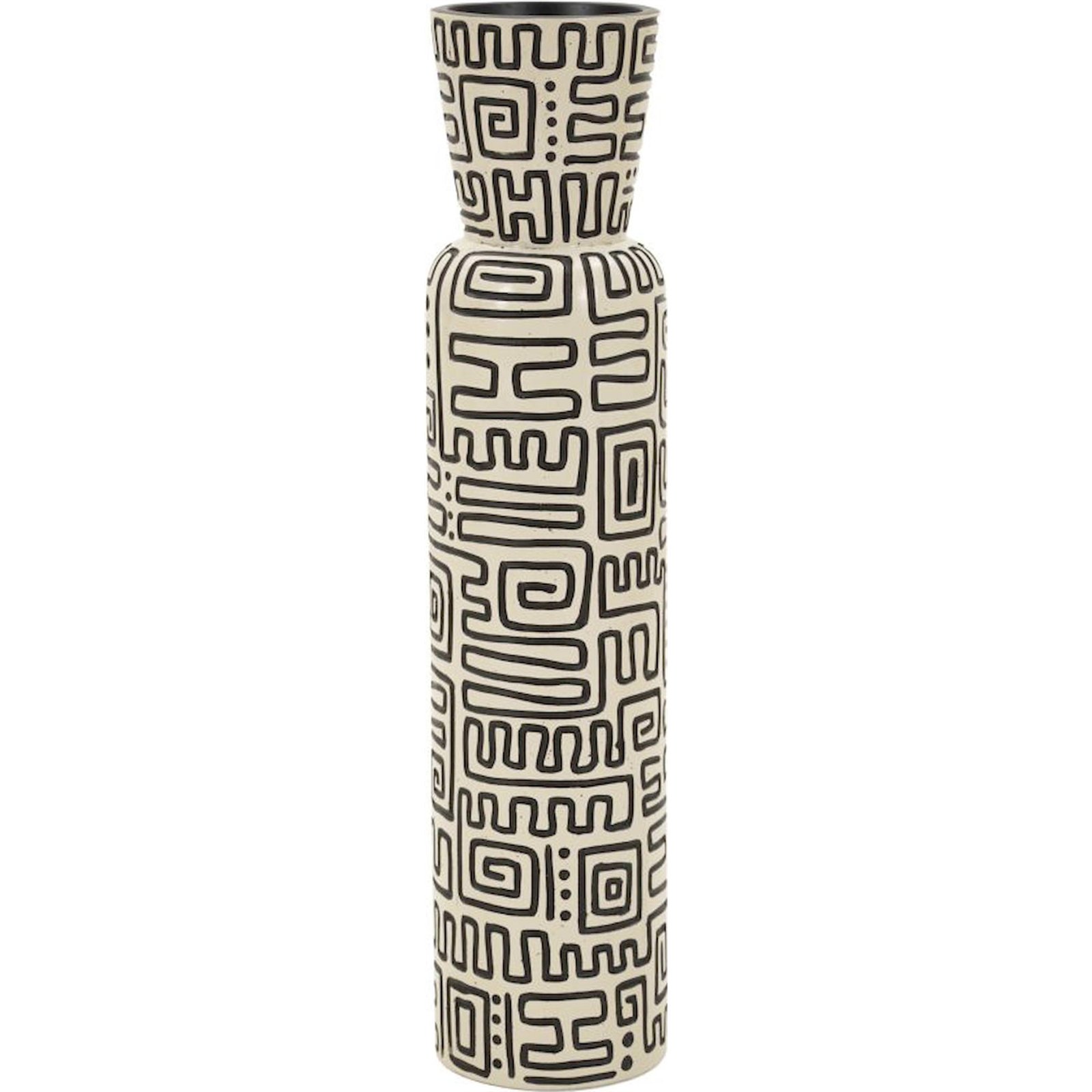 Vase haut motifs graphiques en relief MODERN, RECOLLECTION
