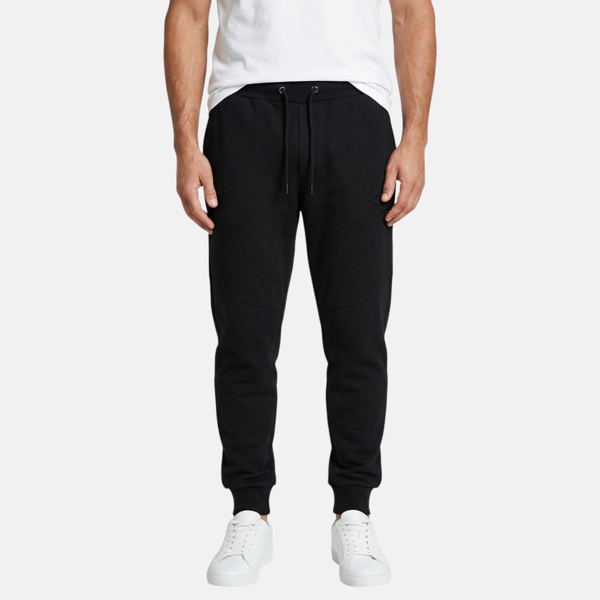 Pantalon de jogging à cordon de serrage, poches latérales et bas resserrés, LEE COOPER