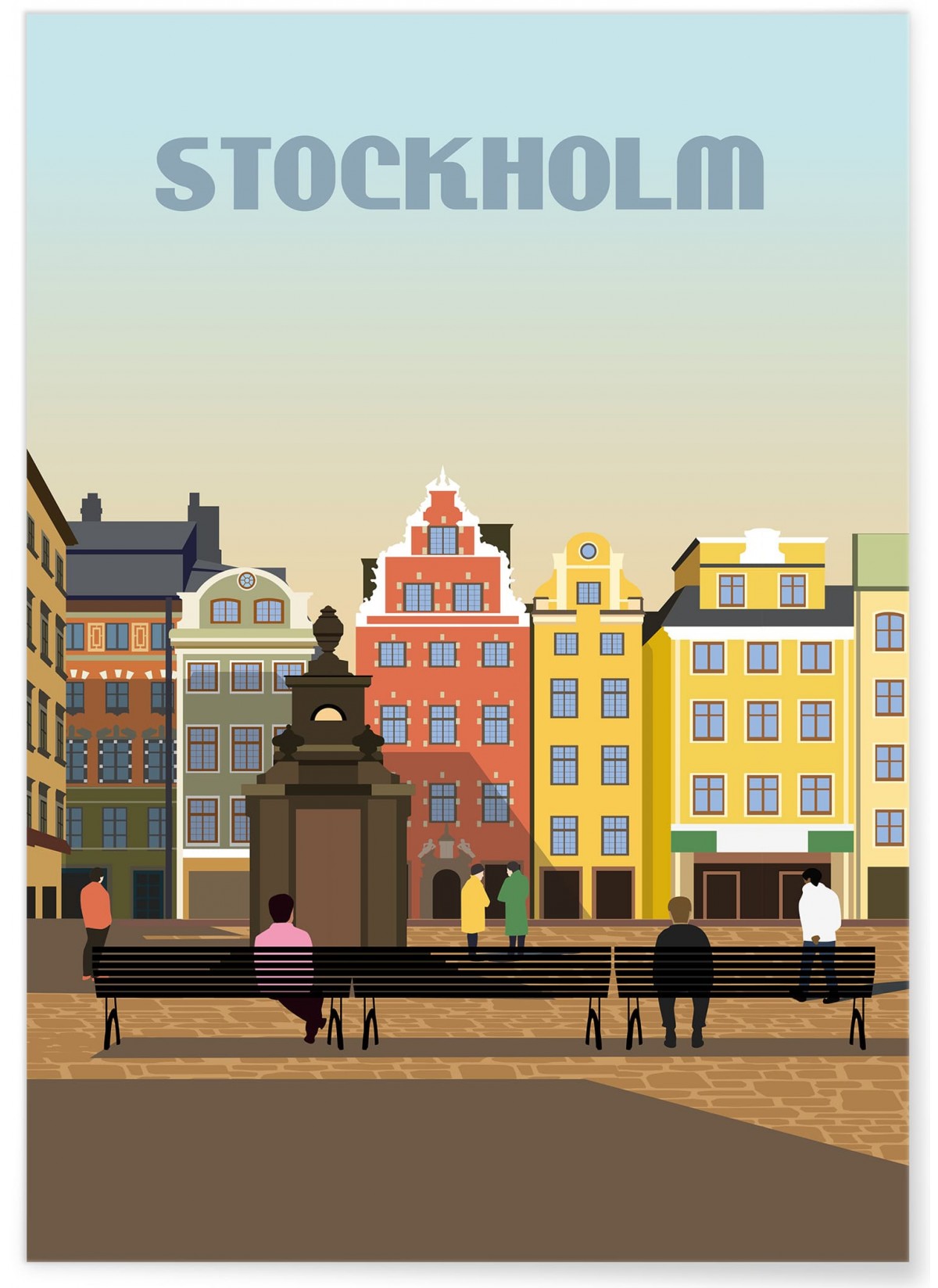 Affiche ville Stockholm, L'AFFICHERIE