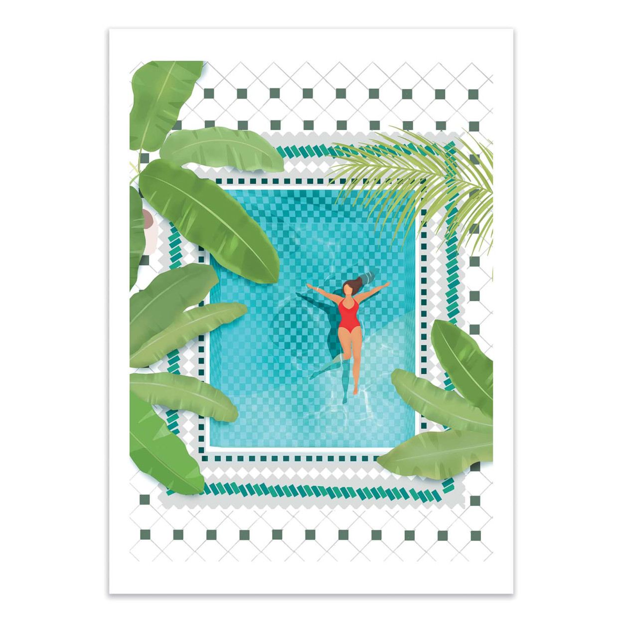 Affiche d'art - Riad Pool - Petra Lizde, WALL EDITIONS