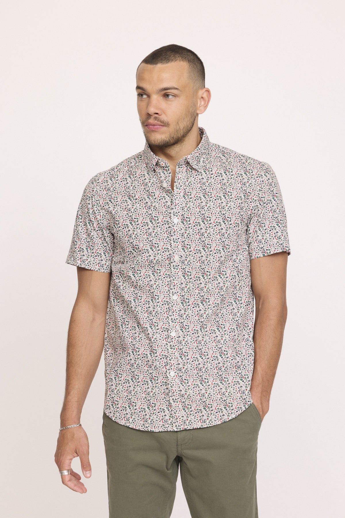Chemise manches courtes coton regular DOMIL, LEE COOPER