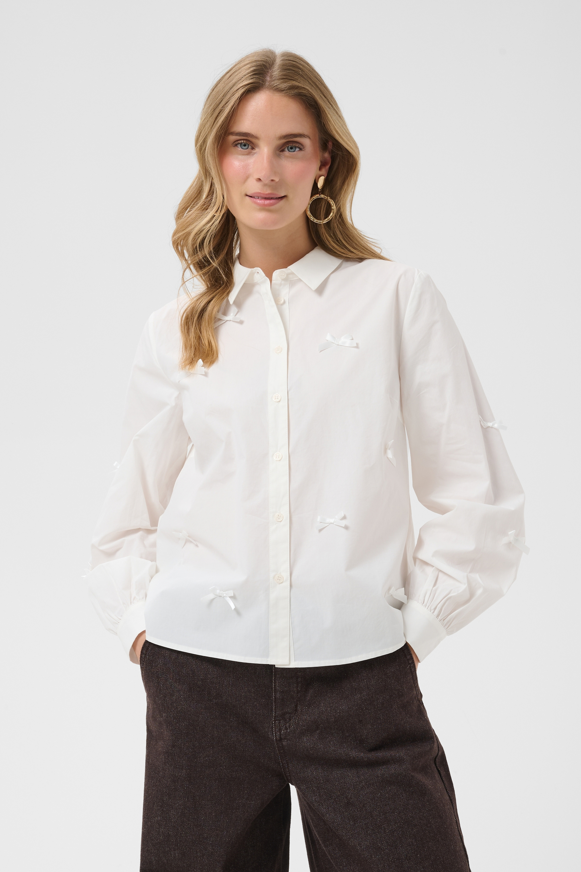 Chemise à manches longues, CREAM
