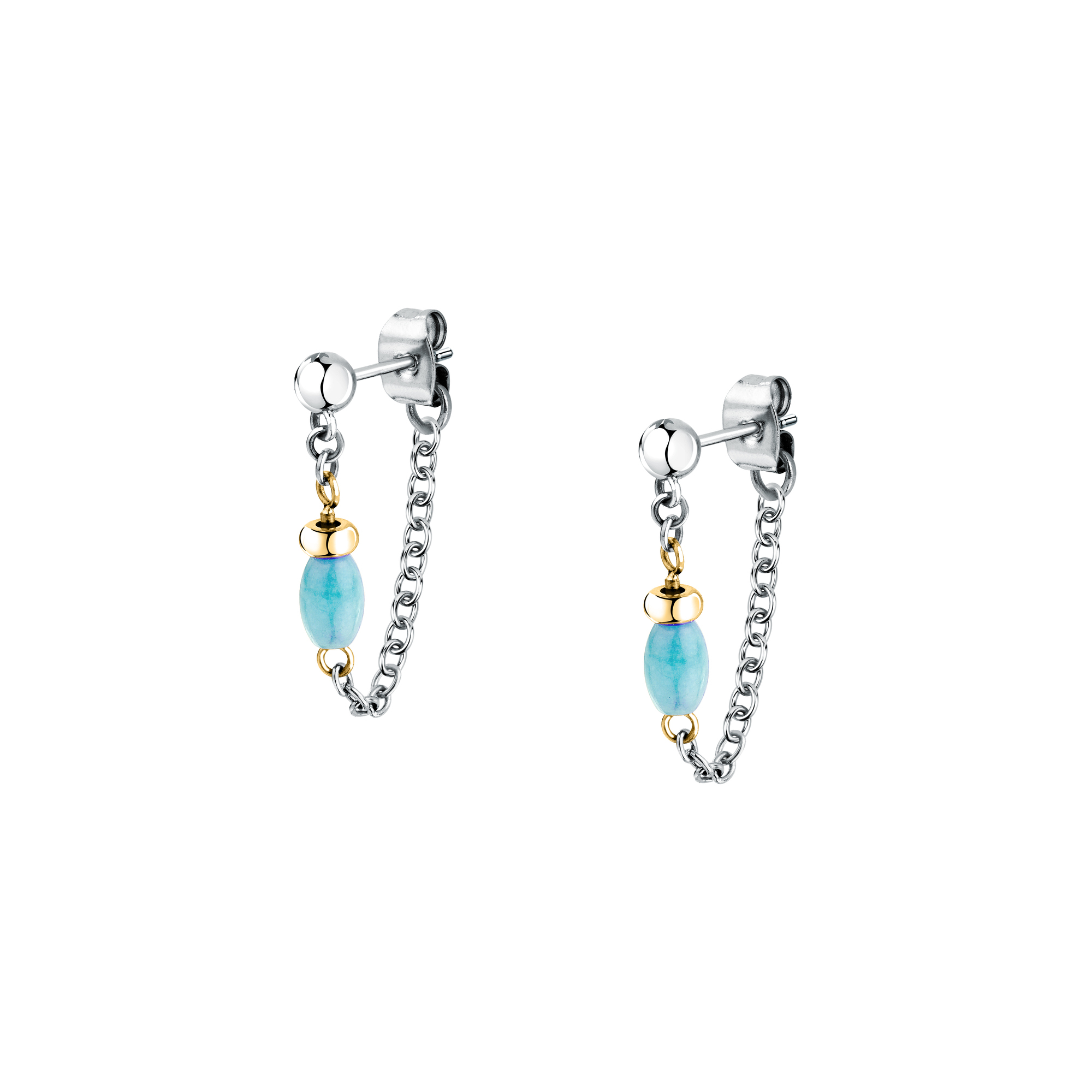 Boucles D'Oreilles en acier,cristaux, COLORI, MORELLATO