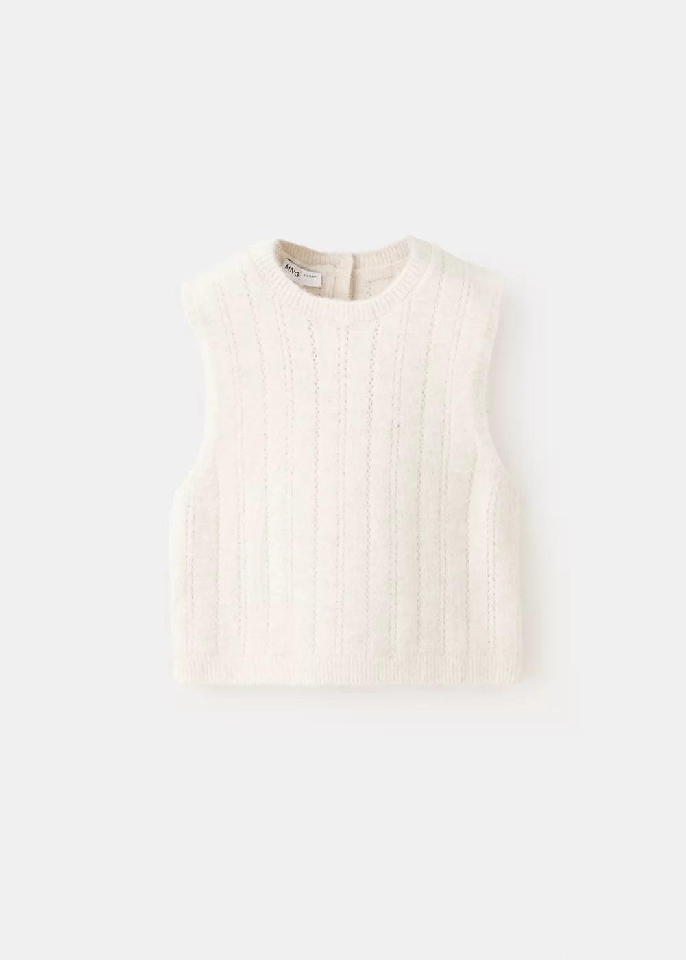 Gilet maille ajourée, MANGO BABY