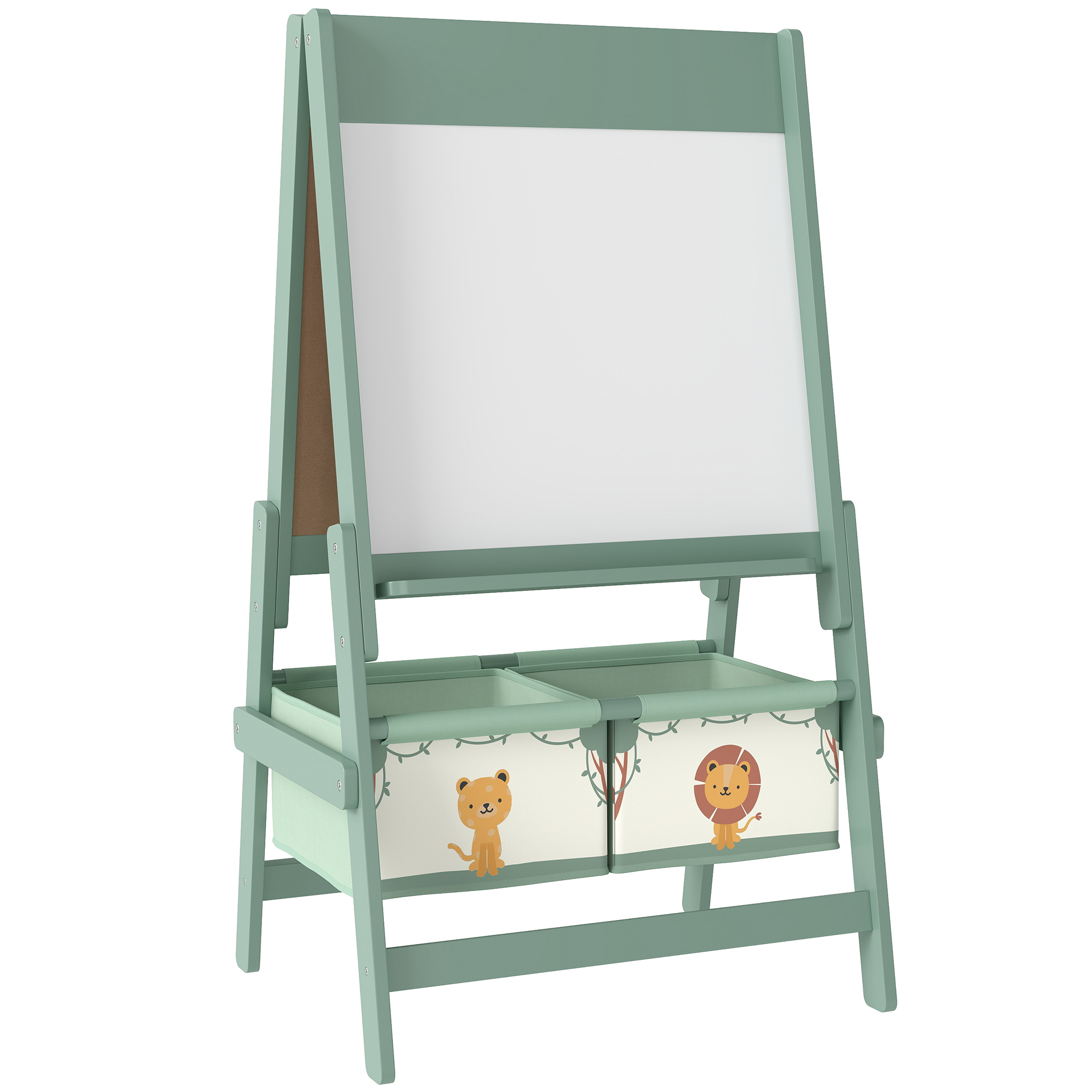 Chevalet pour enfants Bois de pin Vert, AIYAPLAY