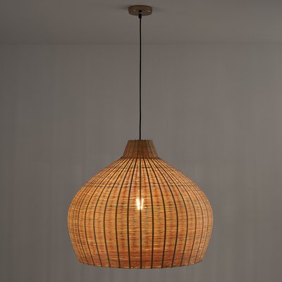 Hanglamp in gevlochten bamboe, Ø60 cm, Vani LA REDOUTE INTERIEURS