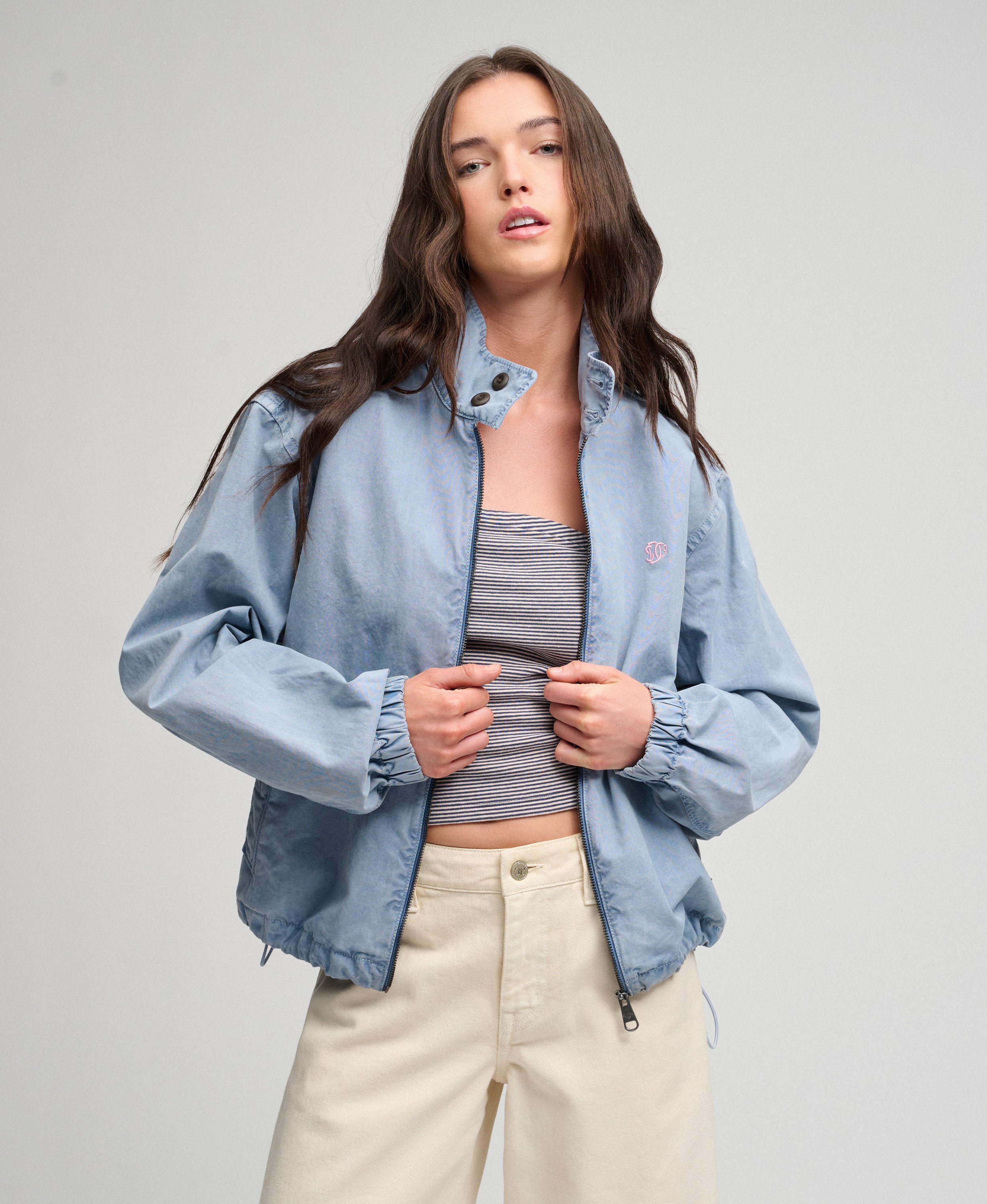 Blouson Harrington en Coton, SUPERDRY