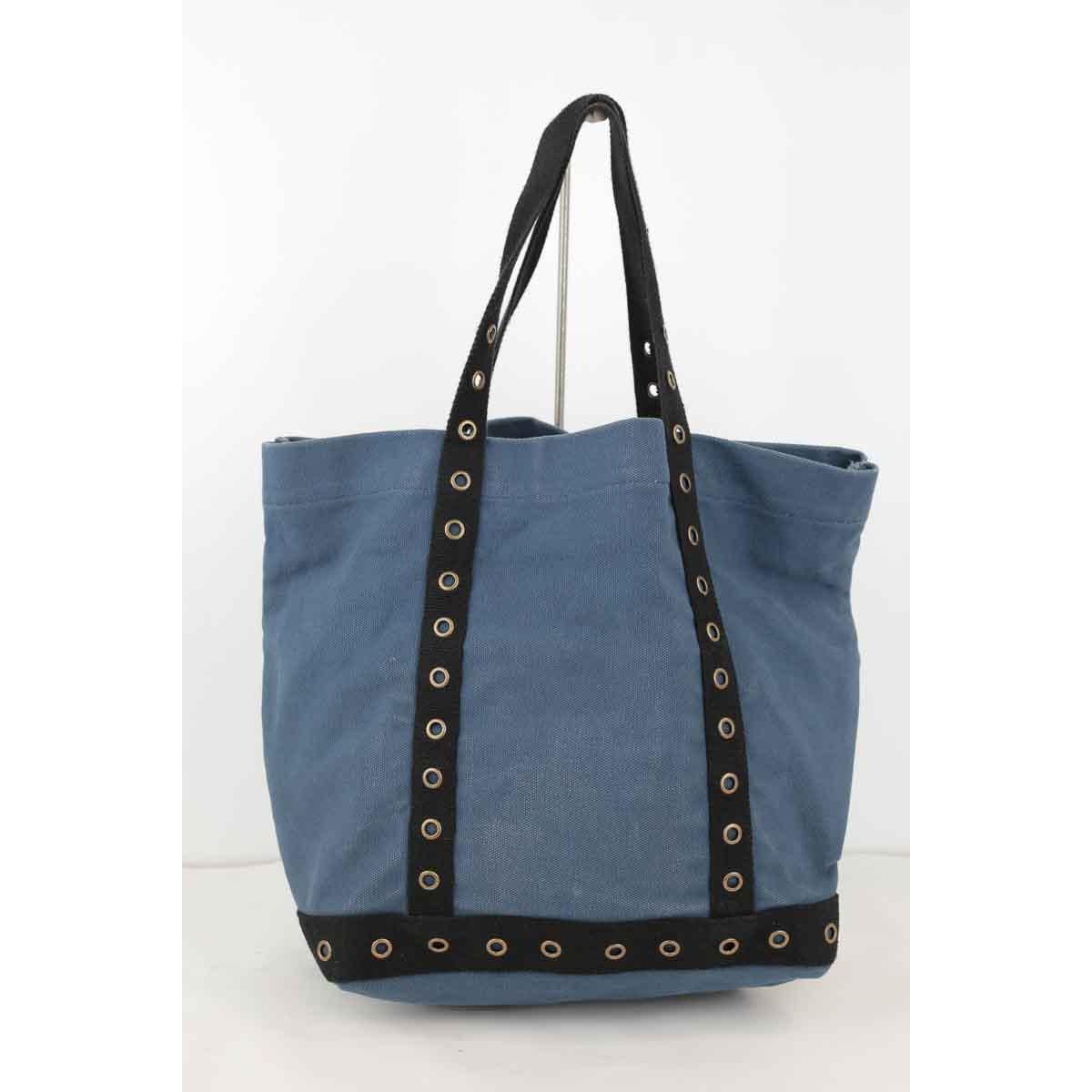 Cabas cabas en coton tr s bon tat bleu Vanessa Bruno La Redoute