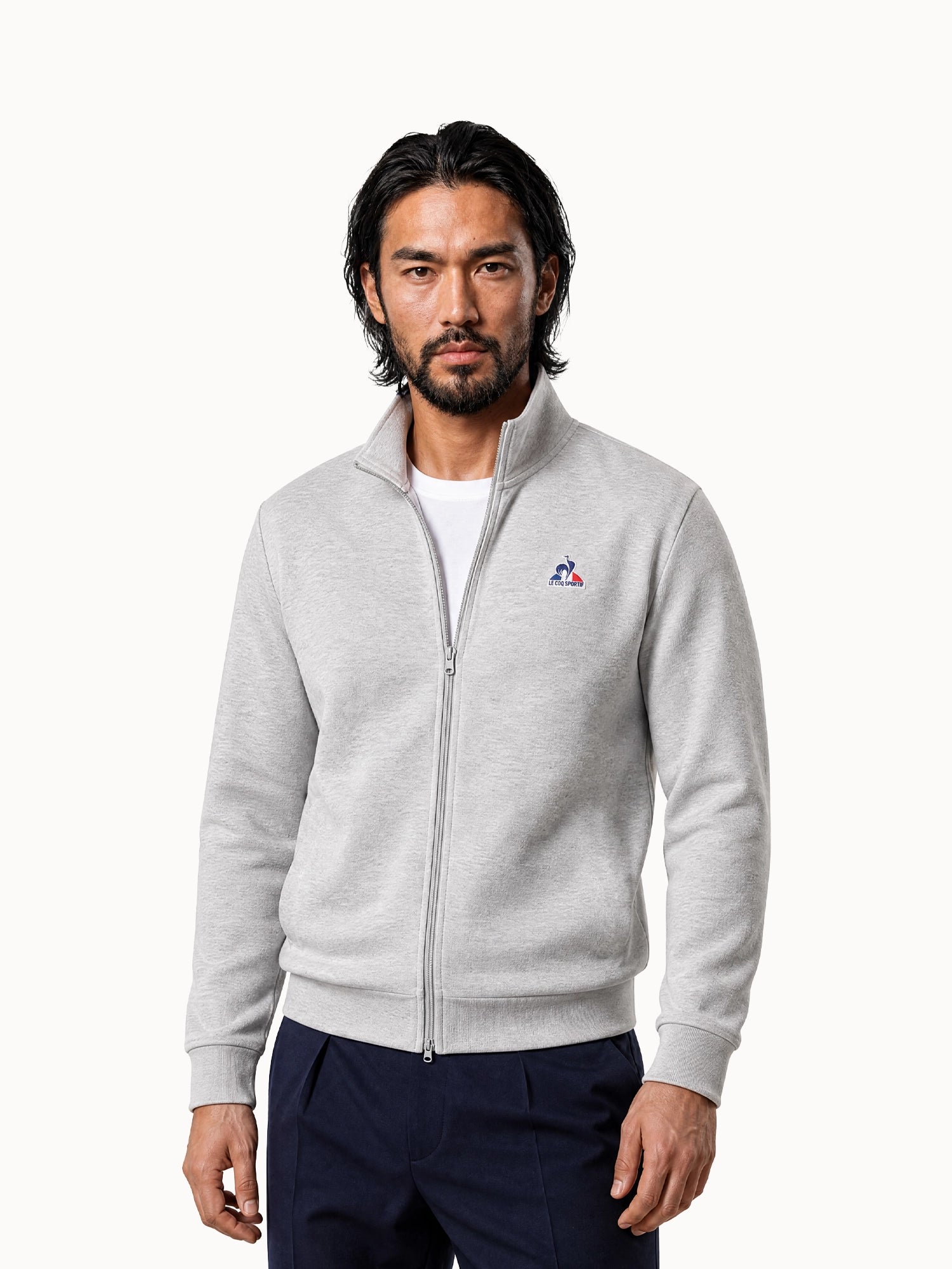 Veste zippée Classics en double face Essentiels, LE COQ SPORTIF