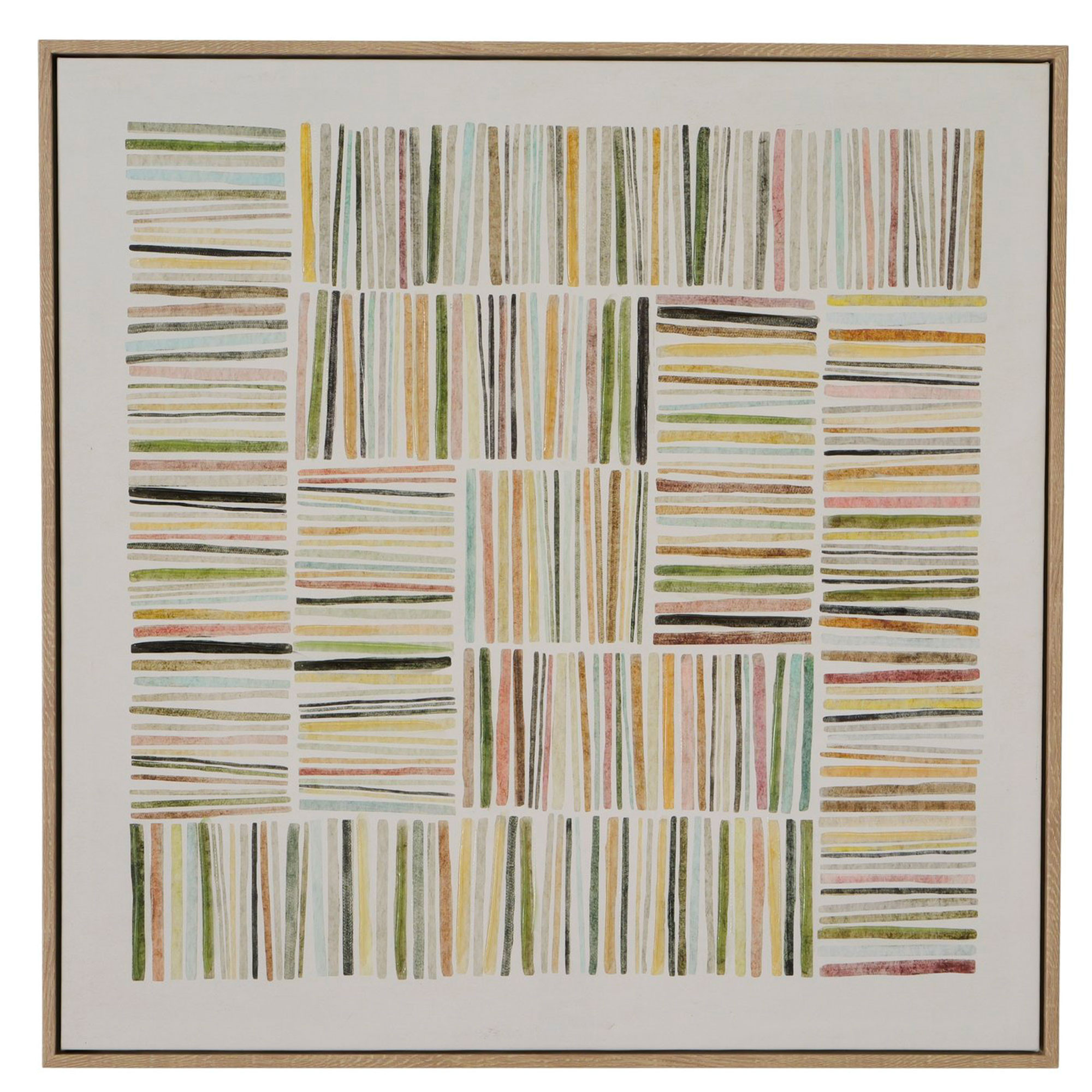 Tableau abstrait sur toile 60x60x4cm, WADIGA