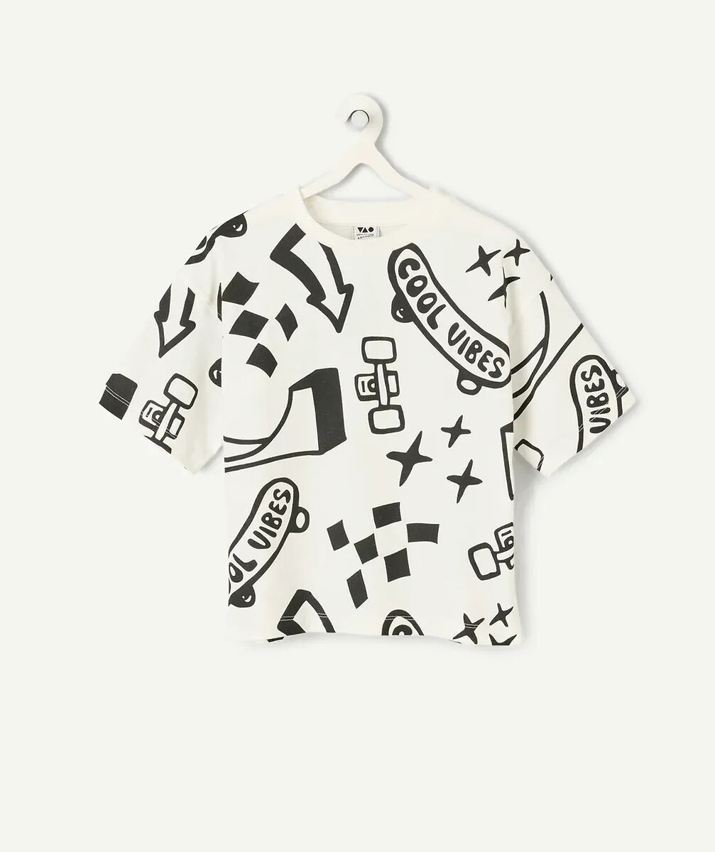 T-shirt manches courtes imprimé, TAPE A L'OEIL