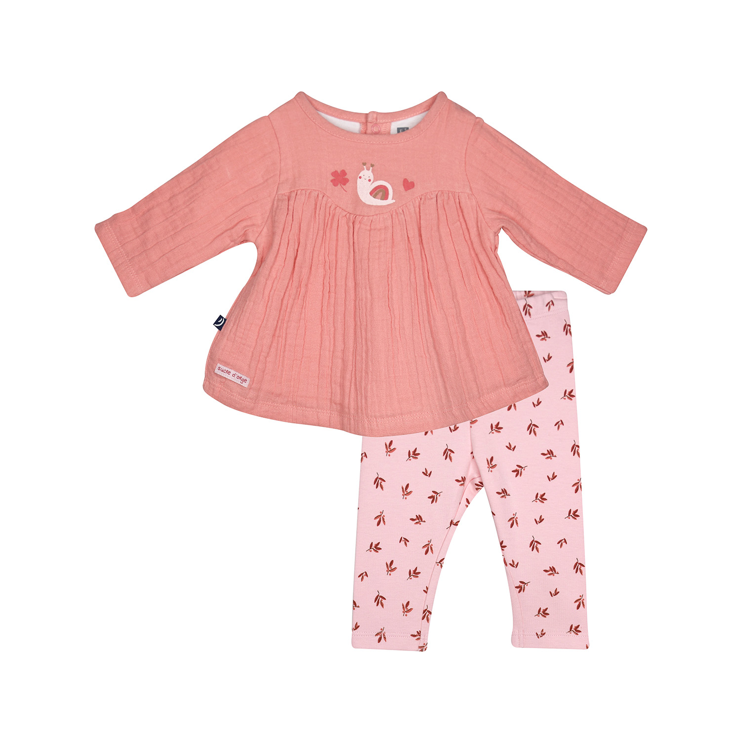 Ensemble tunique manches longues legging pascalie, SUCRE D'ORGE