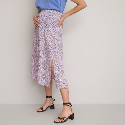 Floral Print Maternity Skirt LA REDOUTE COLLECTIONS
