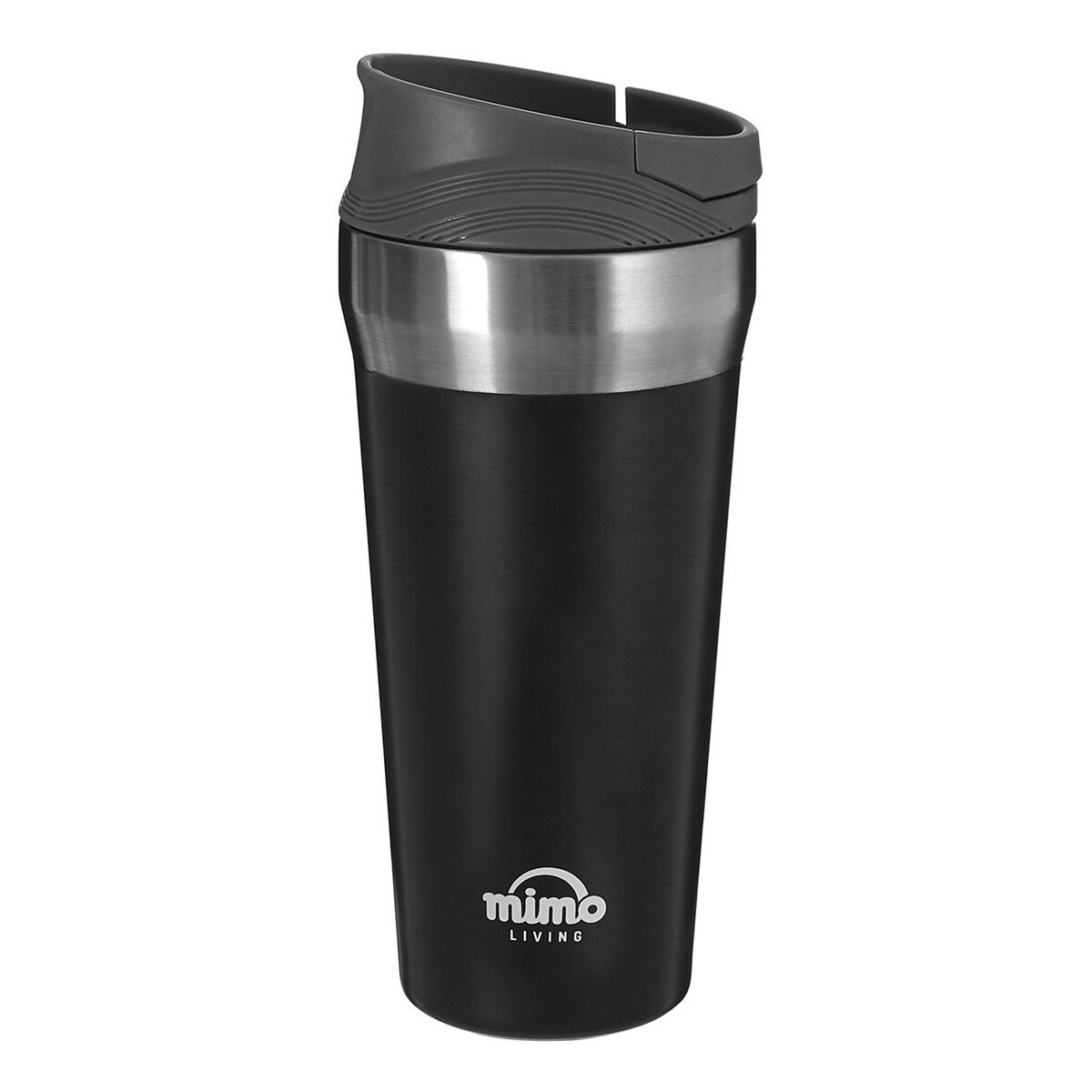380ml Insulated Double Walled Travel Mug in Grey, SO'HOME