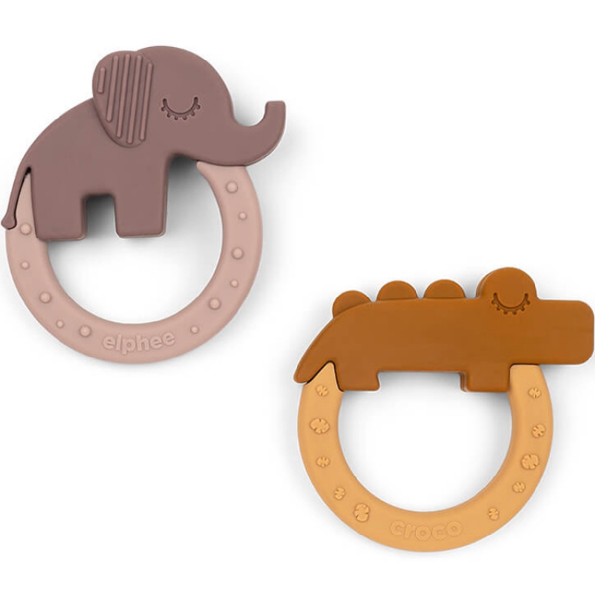 Lot de 2 anneaux de dentition, DONE BY DEER
