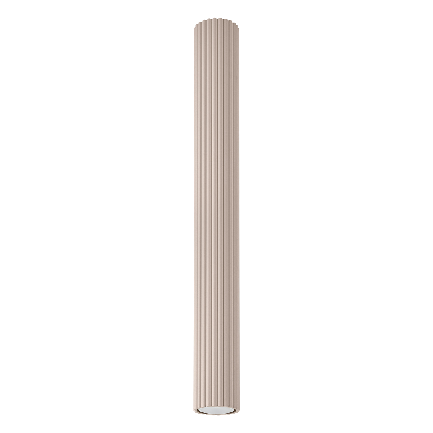 Plafonnier Aluminium Taupe GU10 1 Karbon, EDEN