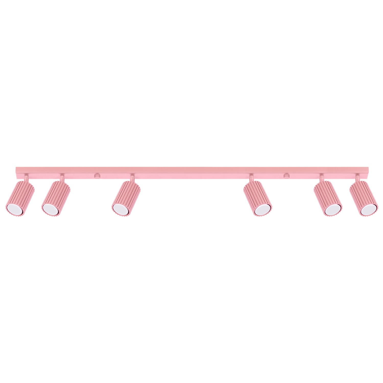 Plafonnier Aluminium Rose GU10 6 Karbon, EDEN
