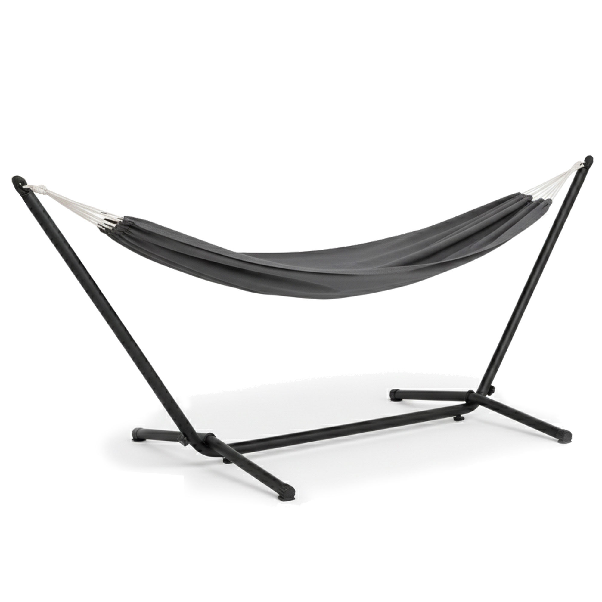Hamac + Support hamac en métal 270x100x95cm, SUNNYDAYS