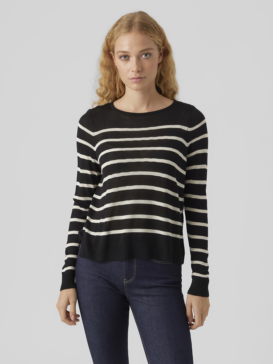 Pull alla marinara in maglia fine, VERO MODA