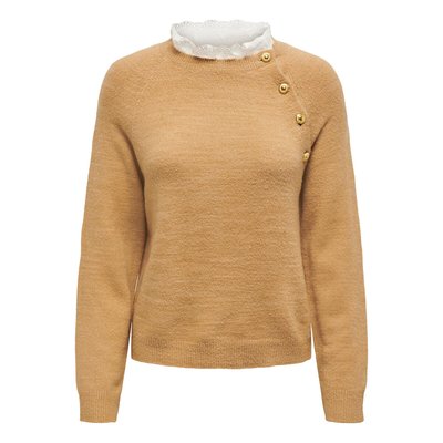Brushed Knit Jumper/Sweater with Embroidered Collar ONLY
